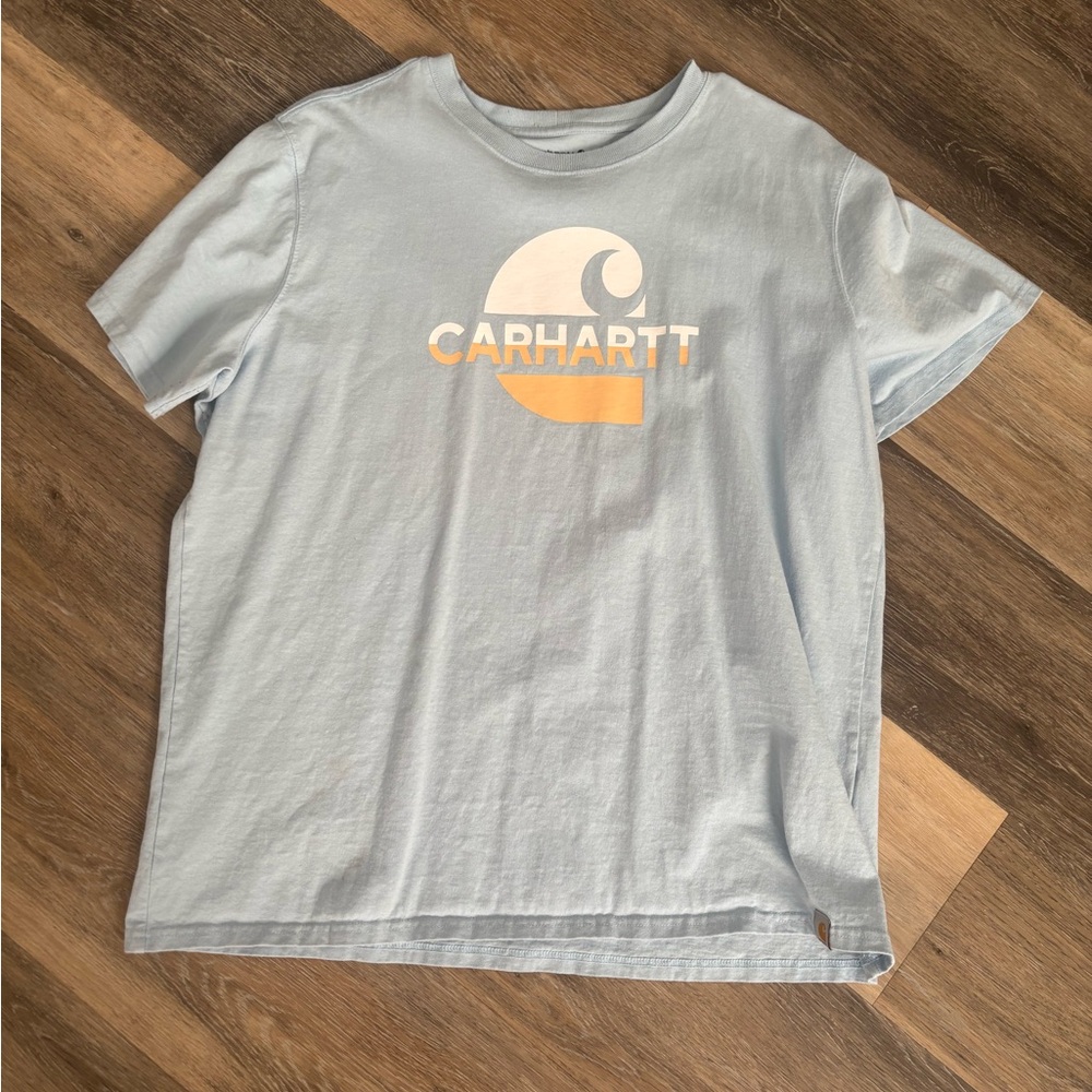 Carhartt Sky Blue Loose Fit Tee